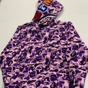 BAPE shark zip up🦍💕